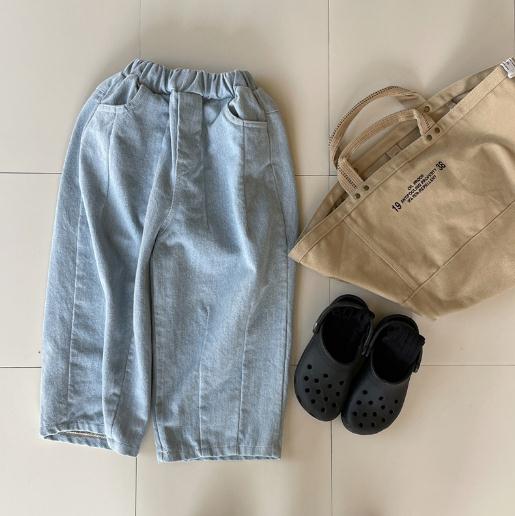 2023春新品★子供服　ボトムス　デニムズボン　90-150cm　