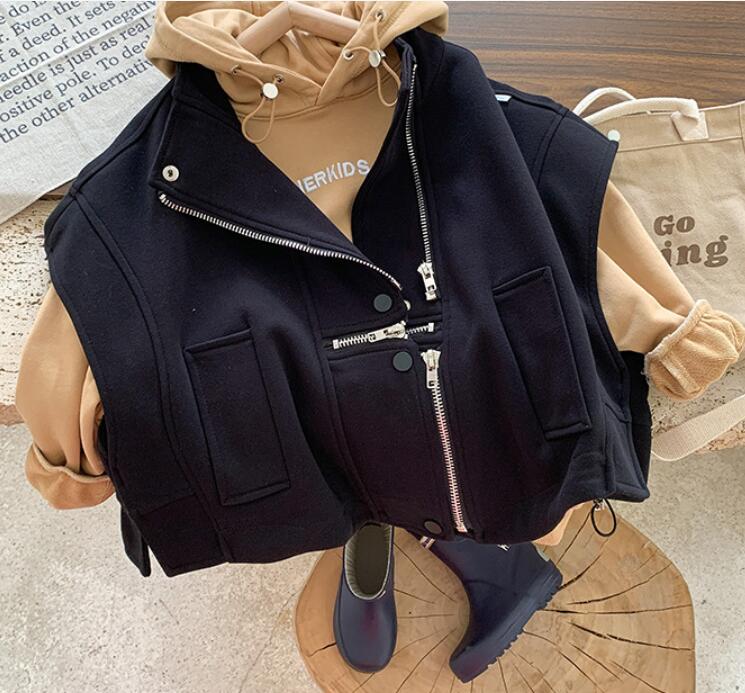 2023年★子供服　ベストジャケット★90-150cm★