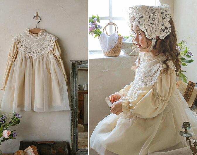 2023年★子供服　ワンピース★90-150cm★2色