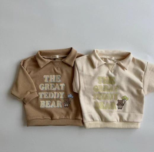 2023春新品★子供服　トップス　トレーナー　66-90cm★2色