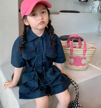 春新作★キッズ用アパレル★連体服★オーバーオール★タグ7-タグ15