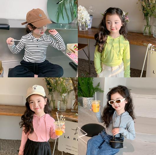 2023春新品★子供服　トップス　パーカー　80-150cm★4色