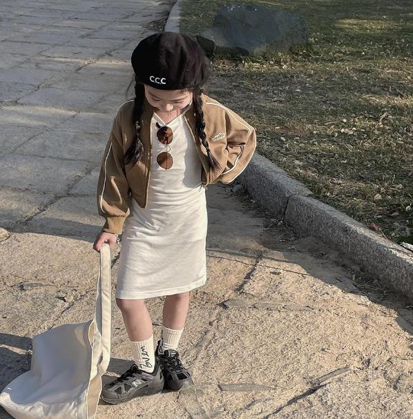 2023春新品★子供服　ワンピース　90-140cm