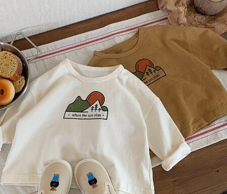 春新作★キッズ用アパレル★Tシャツ★長袖★80-130