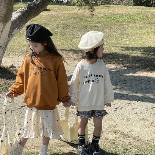 2023春新品★子供服　トップス　トレーナー　90-140cm★2色