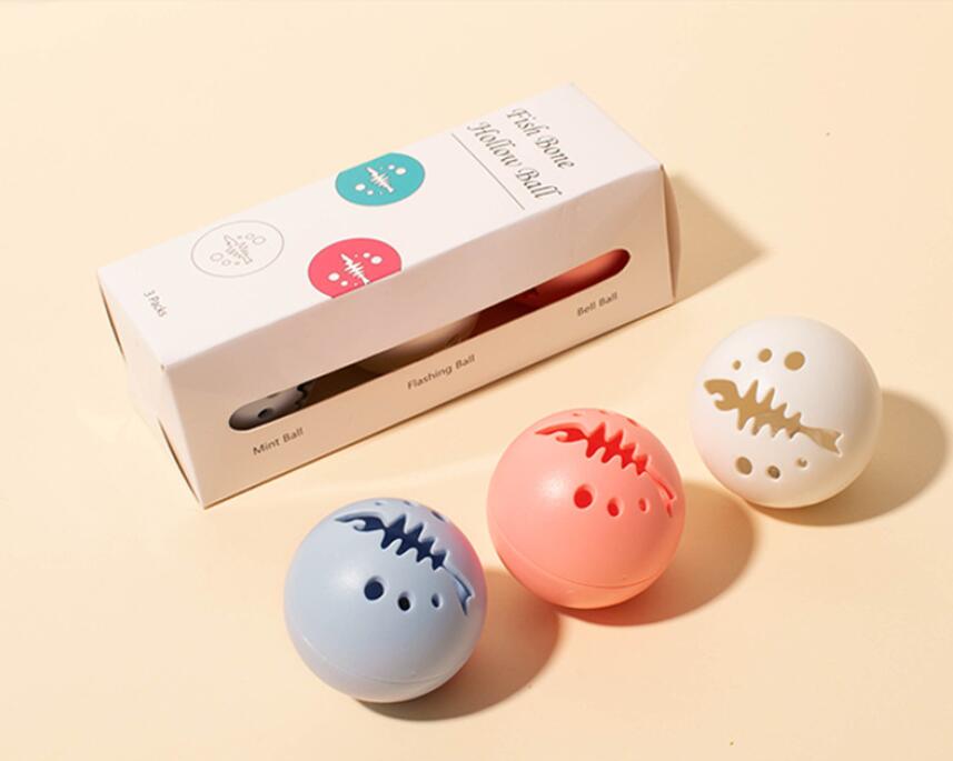 2023新作★♪猫のおもちゃ★♪遊び★玩具★猫用おもちゃ★歯ぎしり★ペット用品　三個入れ