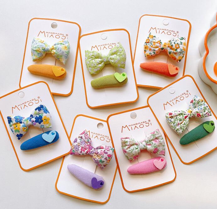 子供用★キッズ★髪飾り★まとめ髪用★ヘアアクセサリー★ヘアピン★2枚入り★多色