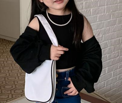 春新作★キッズ用アパレル★トップス★2点セット★アウター+ベスト★80-140