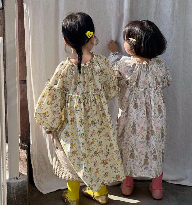 2023★春新作★韓国風子供服★ワンピース★2色80-140CM