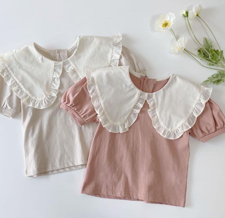 子供服★トップス★Tシャツ★半袖シャツ★キッズ女の子★2色★80-120CM