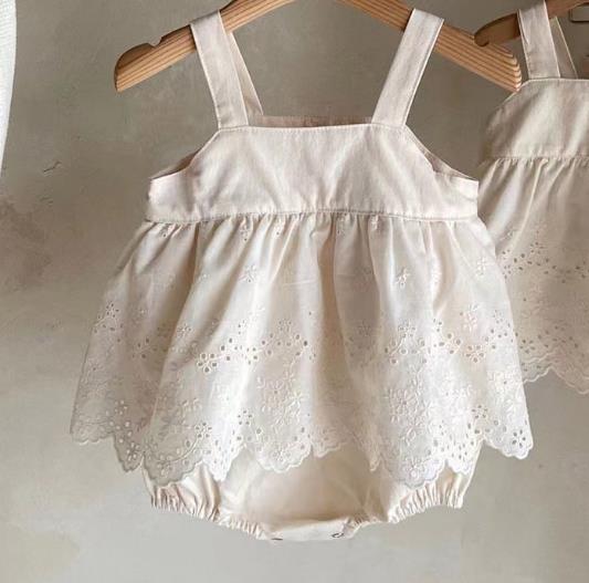 2023春新品★子供服　吊りスカート&ロンパース　分けて販売　66-90cm