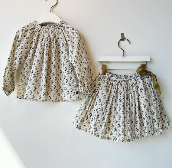 2023春新品★子供服　シャツ&スカート　分けて販売　80-130cm