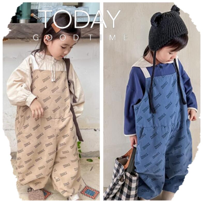 子供服★サロペット★韓国風子供服★キッズ★男女兼用★カジュアル★2色★80-130CM