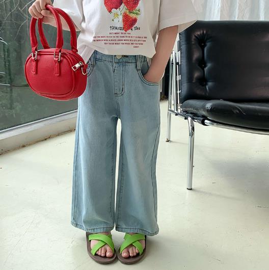 2023春新品★子供服　ボトムス　デニムズボン　90-150cm