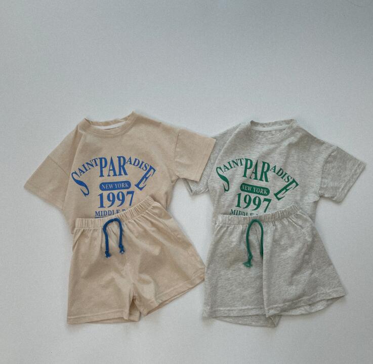 2023★春夏新作★韓国風子供服★トップス+ズボン2セット★2色80-120CM