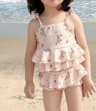 2023年新作★キッズ用アパレル　水着★2点セット★90-140