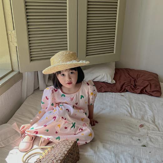 2023夏新品★子供服　ワンピース　90-130cm★2色