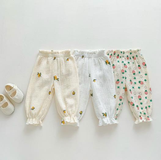 2023夏新品★子供服　ボトムス　ズボン　66-100cm★3色