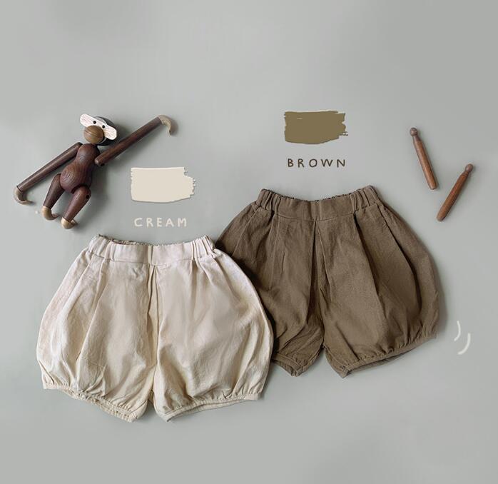 子供服★ショートパンツ★ボトムス★韓国風子供服★ベビー★無地★2色★73-100CM