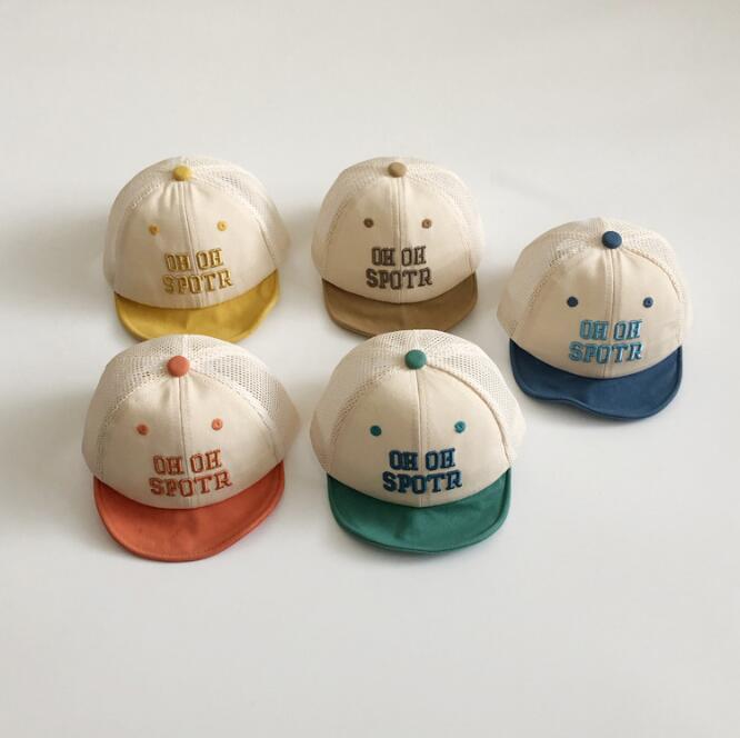 子供用★帽子★キャップ★野球帽★男女兼用★日焼け防止★ベビー★薄手★5色