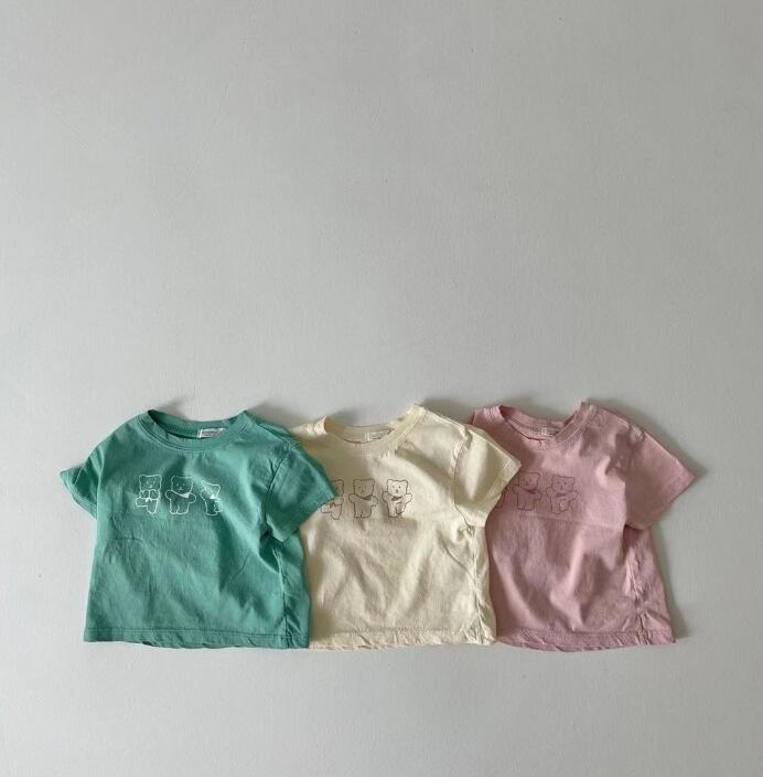 2023★春夏新作★韓国風ベビー服★Tシャツ★3色66-90CM