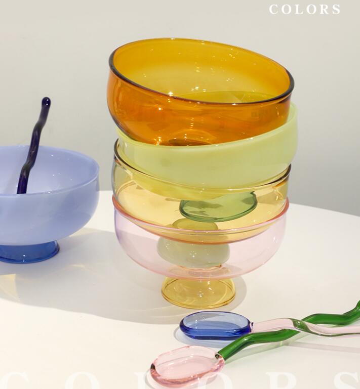 ★超人気★インテリア★ガラス碗&スブーン★