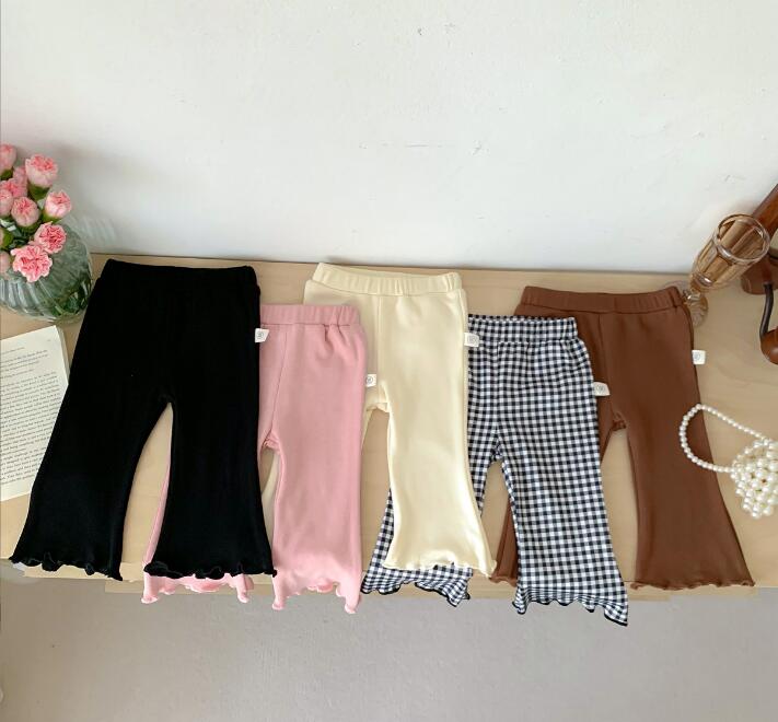 2023★春秋新作★韓国風子供服★レギンス★ボトムス★ズボン★5色66-90CM
