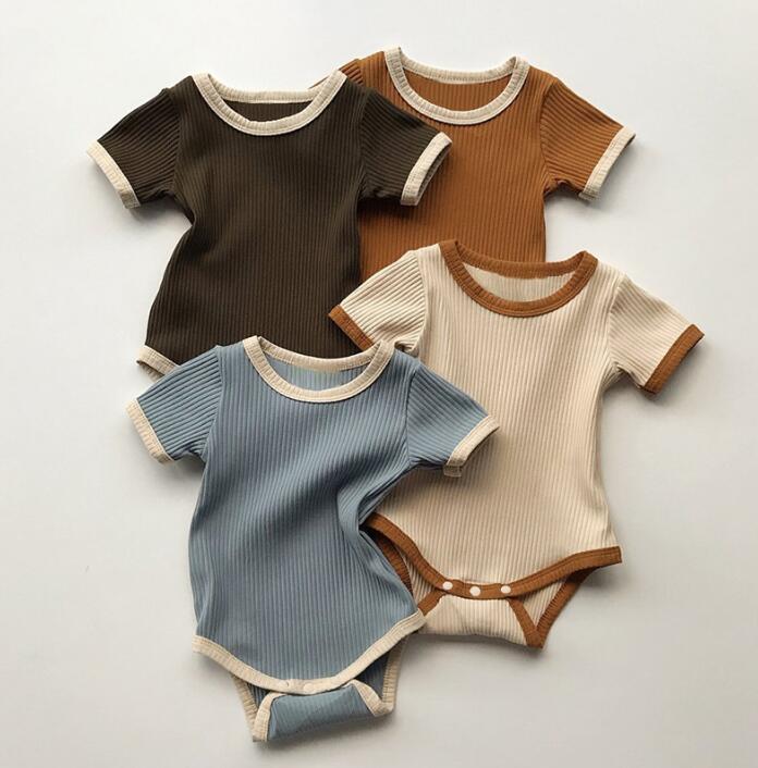 2023★春夏新作★韓国風ベビー服★ロンパース★4色66-90CM