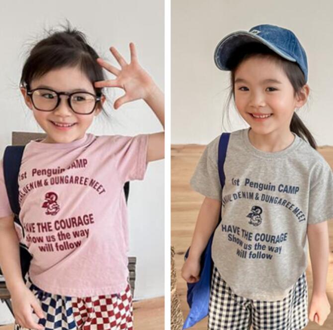 子供服★Tシャツ★トップス★半袖シャツ★韓国風子供服★キッズ★男女兼用★3色★80-130CM