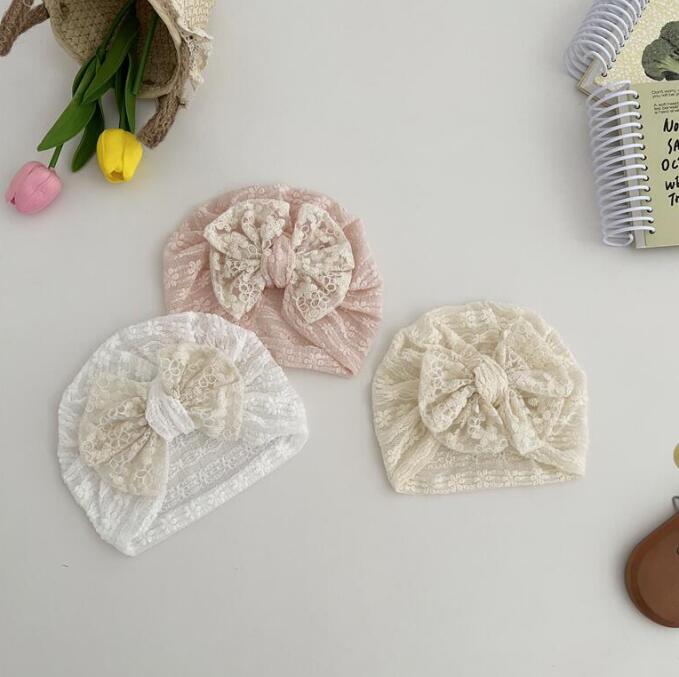 帽子★ベビー★赤ちゃん向け★ヘアアクセサリー★レース★可愛い★薄手★3色