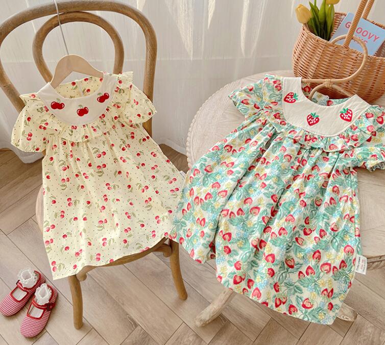 2023新品★子供服　ワンピース★90-140cm★2色