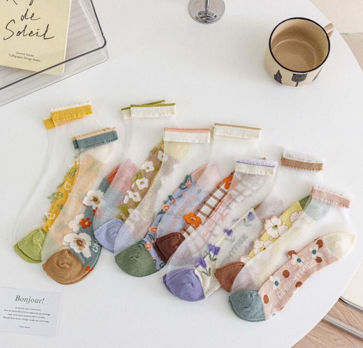 靴下★レデイース★ソックス★大人用★女性用★韓国風★薄手★可愛い★多色