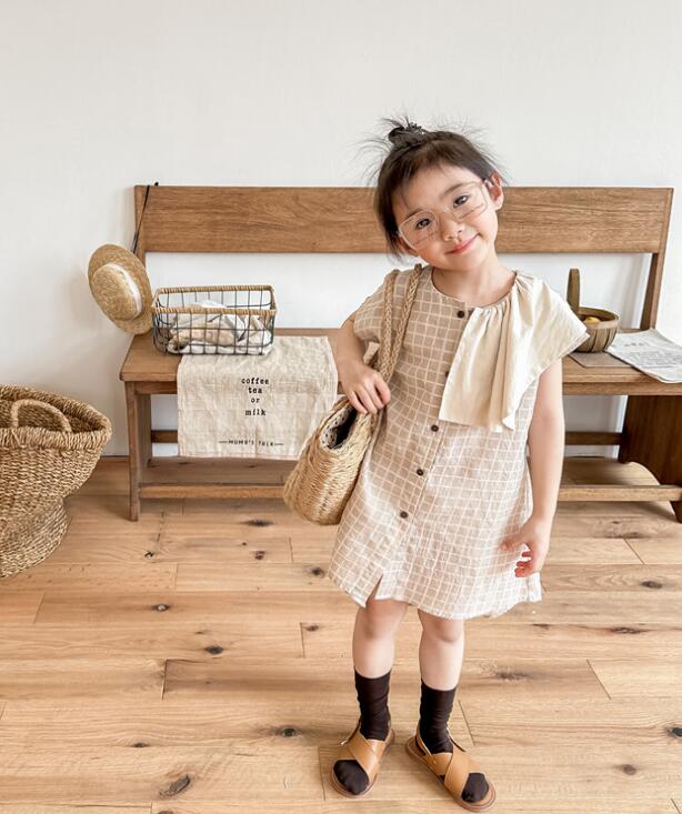 2023★春夏新作★韓国風子供服★ワンピース★2色80-130CM