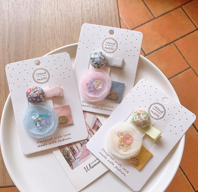 子供用★キッズ★髪飾り★まとめ髪用★ヘアアクセサリー★ヘアピン★2枚入り★多色