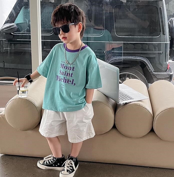 2023★春夏新作★韓国風子供服★トップス★Tシャツ★2色90-140CM