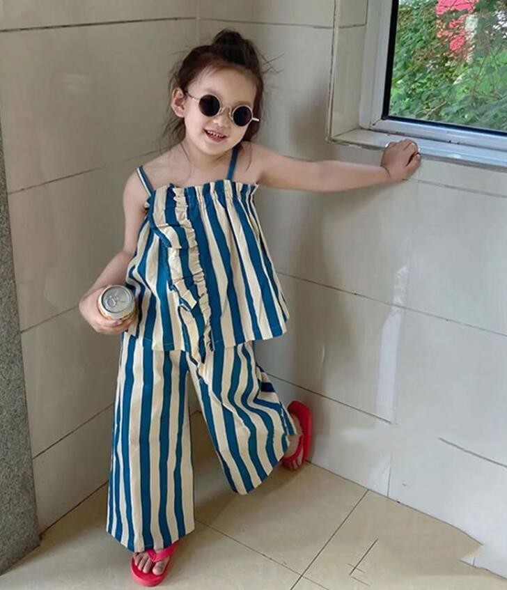 2023★春夏新作★韓国風子供服★トップス+ズボン2セット★90-140CM