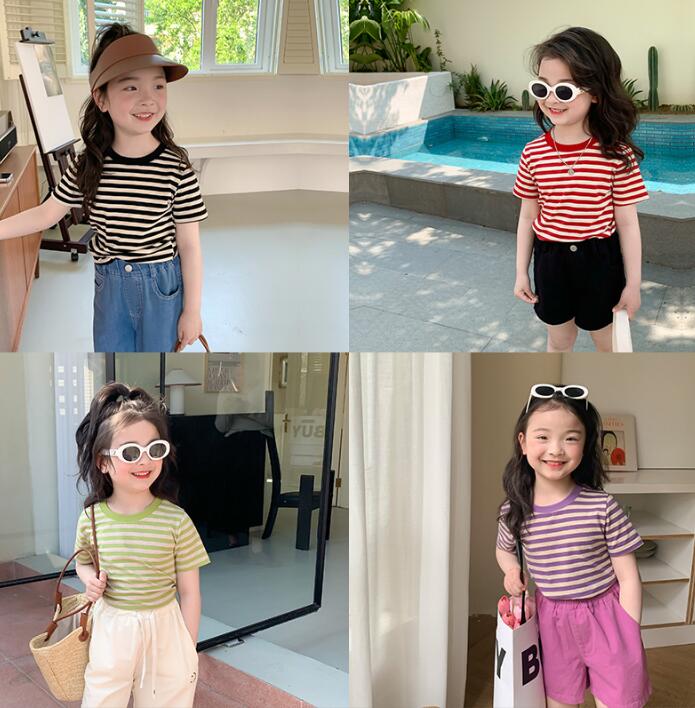 2023★春夏新作★韓国風子供服★トップス★Tシャツ★4色80-150CM