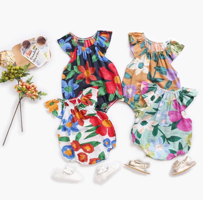 子供服★ロンパース★連体服★★韓国風ベビー服★可愛い★4色★0-3歳