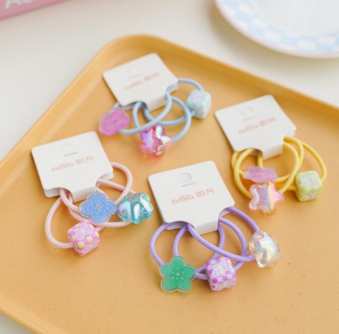 子供用★キッズ★髪飾り★まとめ髪用★ヘアアクセサリー★可愛い★ヘアゴム★多色