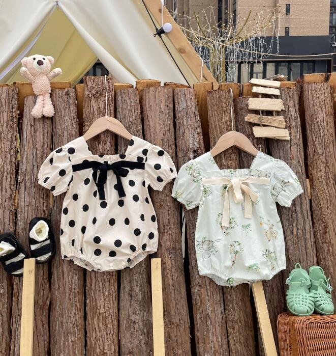 2023★春夏新作★韓国風ベビー服★ロンパース★2色66-90CM