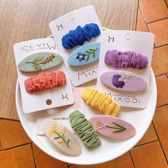 子供用★ヘアピン★髪飾り★まとめ髪用★ヘアアクセサリー★韓国風★2枚入り★多色