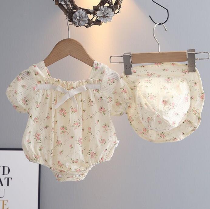 子供服★ロンパース+帽子★連体服★韓国風子供服★ベビー★可愛い★66-90CM