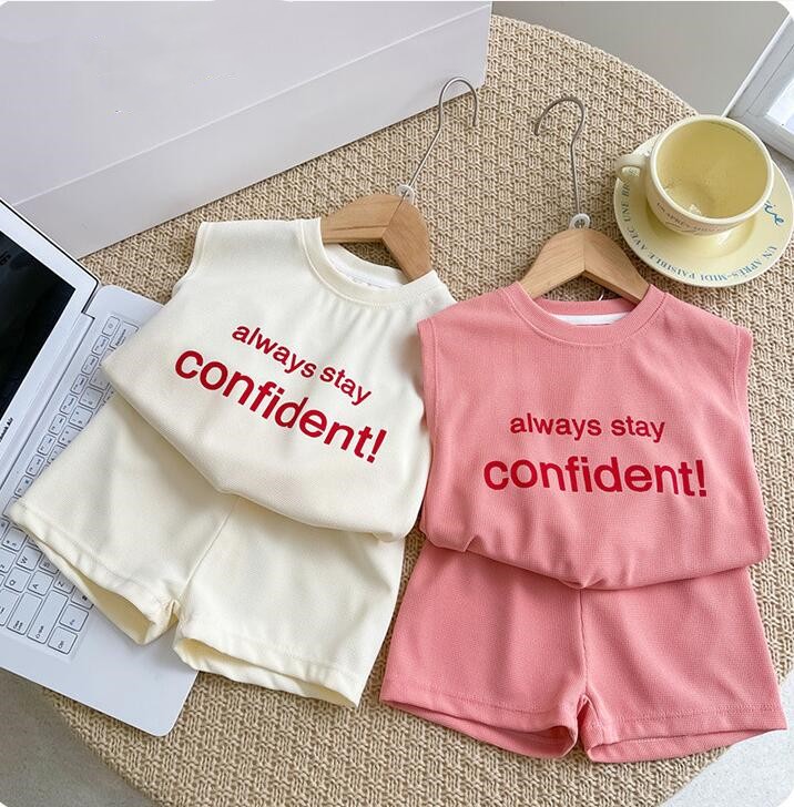 2023★春夏新作★韓国風子供服★トップス+ズボン2セット★2色80-150CM