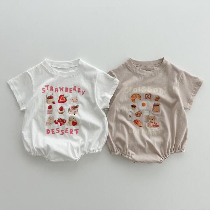 2023★春夏新作★韓国風ベビー服★ロンパース★Tシャツ★66-100CM