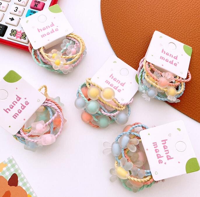 子供用★ヘアゴム★髪飾り★まとめ髪用★ヘアアクセサリー★10枚入り★可愛い★多色