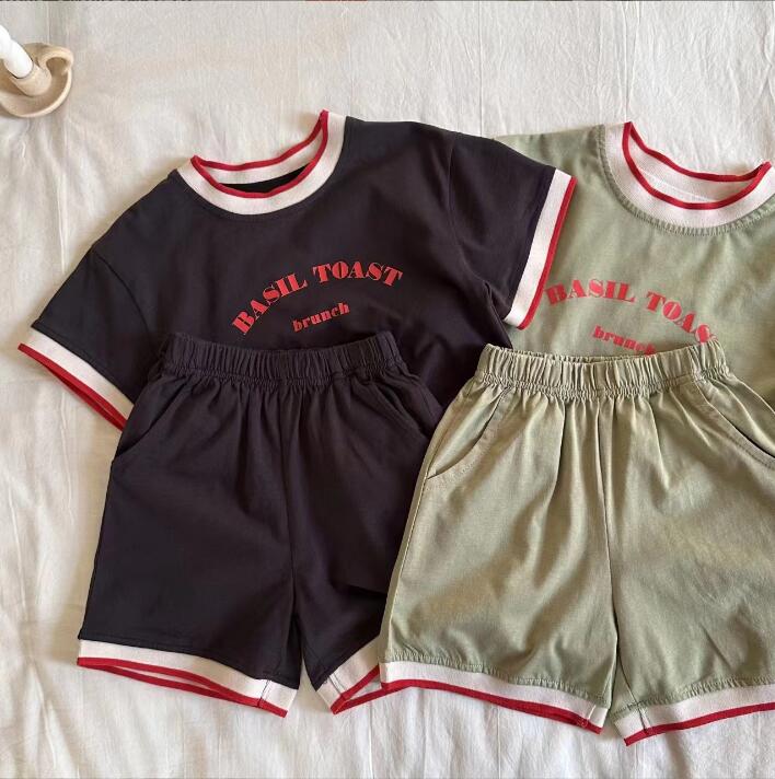 2023★春夏新作★韓国風子供服★トップス+ズボン2セット★2色90-140CM