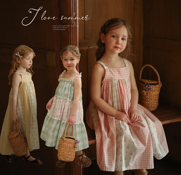 2023新品★子供服　ワンピース★90-140cm★2色