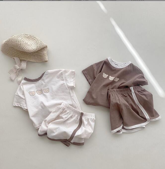 2023★春夏新作★韓国風子供服★トップス+ズボン2セット★2色73-100CM