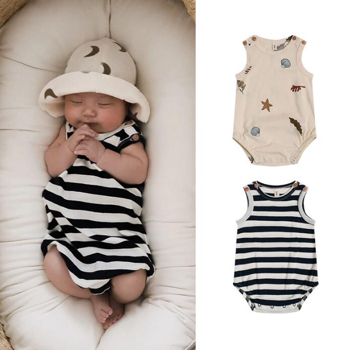 2023★春夏新作★韓国風ベビー服★ロンパース★2色66-90CM