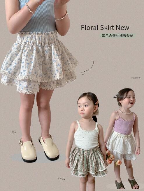 2023新品★子供服　スカートズボン★80-140cm★3色